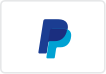 PayPal logo in blue and teal on a white background
