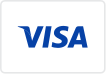 Blue VISA logo on a white background